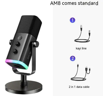 Dynamic Noise Reduction Multifunctional Microphone-Microfono Multifuncional Con Reduccion Dinamica de ruido